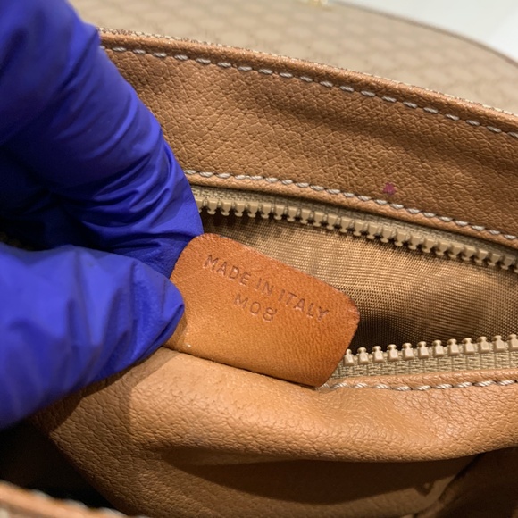 Celien Beige Macadam Crossbody Bag Sku#84027 - Picture 12 of 12